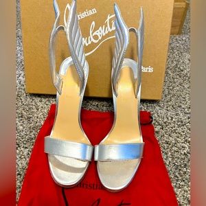 Christian Louboutin Samotresse 100mm Napa Laminata Heel